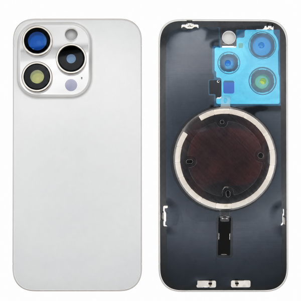 Tapa Trasera con Lente y Soportes iPhone 15 Pro