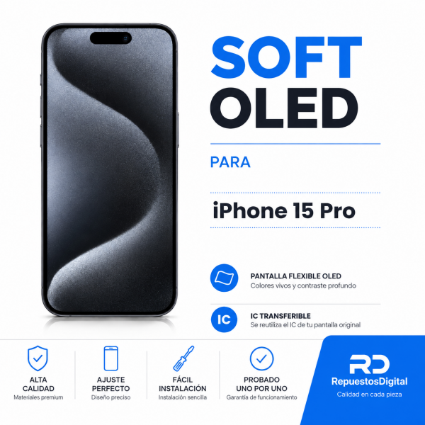 Pantalla OLED Flexible Soft IC Transferible...