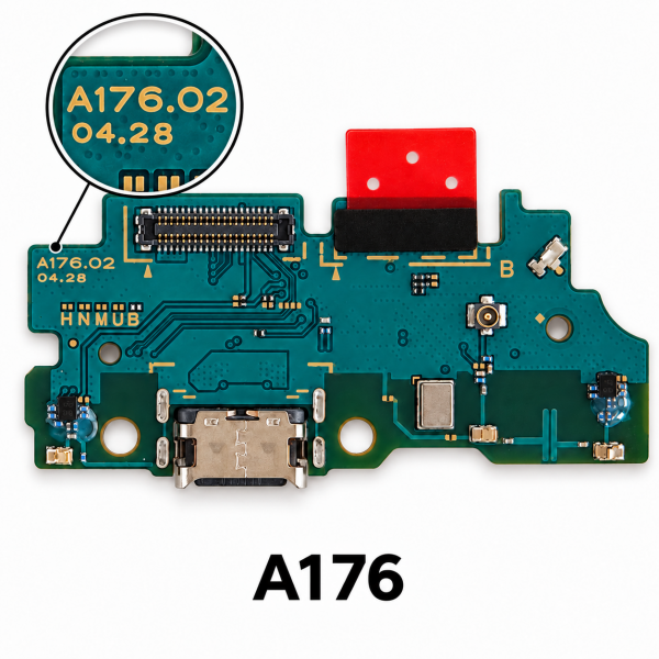 Flex de Placa de Carga Tipo C e Microfone para Samsung...