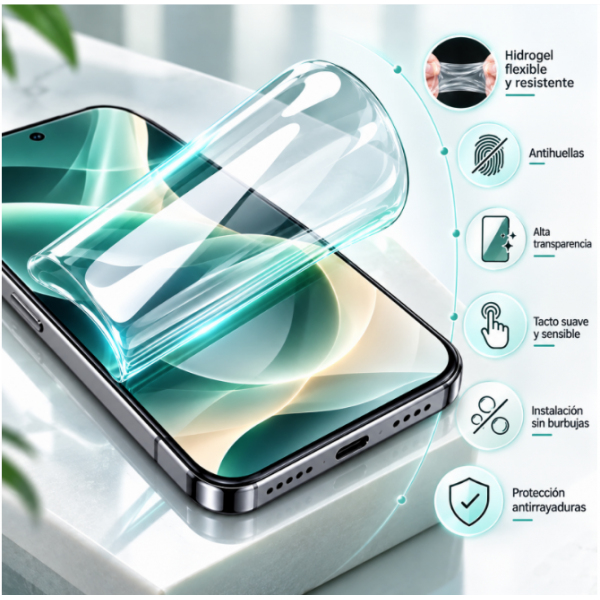 Protector de Hidrogel para Xiaomi Redmi Note 17...