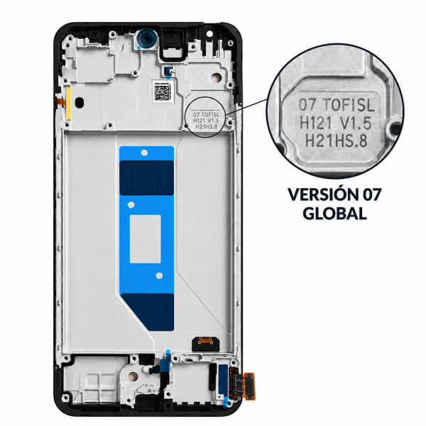 [X216] Ecrã Completo LCD e Tátil Original com Aro para...