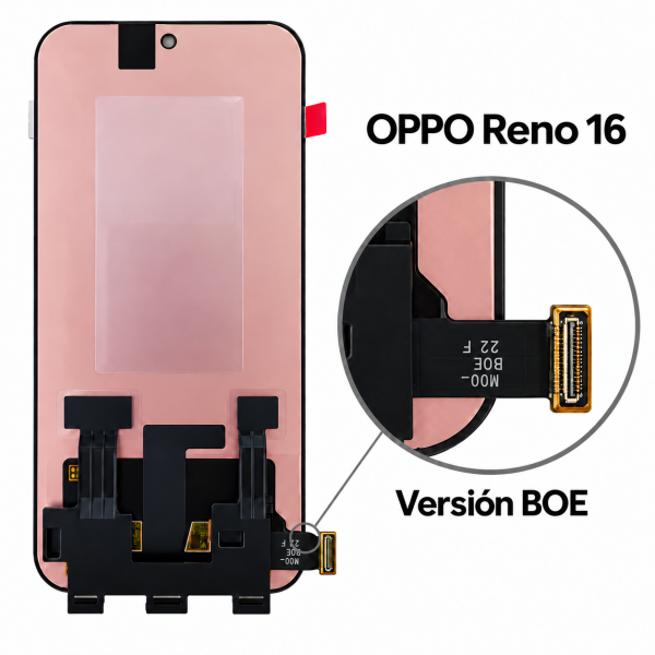 [O49] Pantalla Completa Y Táctil Sin Marco Para OPPO Reno...