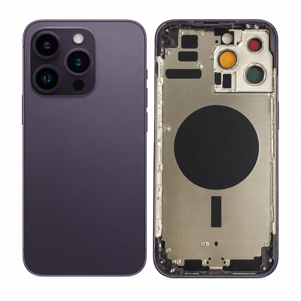 Carcasa Intermedia con Tapa Trasera y Lente iPhone 14 Pro...