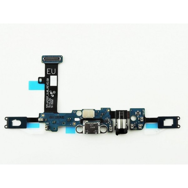 Flex con conector de carga y conector de audio jack para Samsung Galaxy A3, A310F (2016)