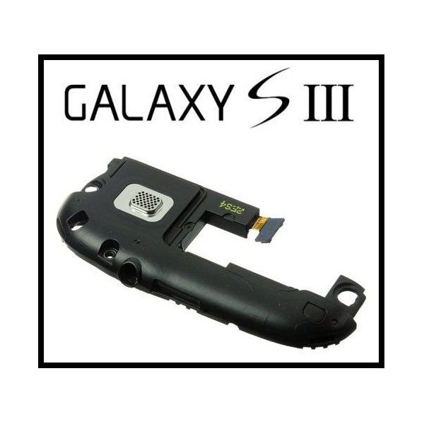 Módulo de antena blanco con altavoz tono de llamada y conector de audio jack para Samsung Galaxy S3, I9300