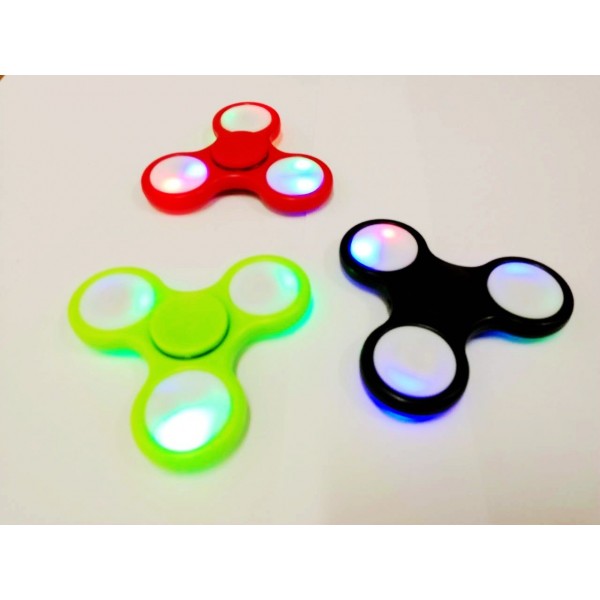 Finger Spinner Con Luces Electronicas