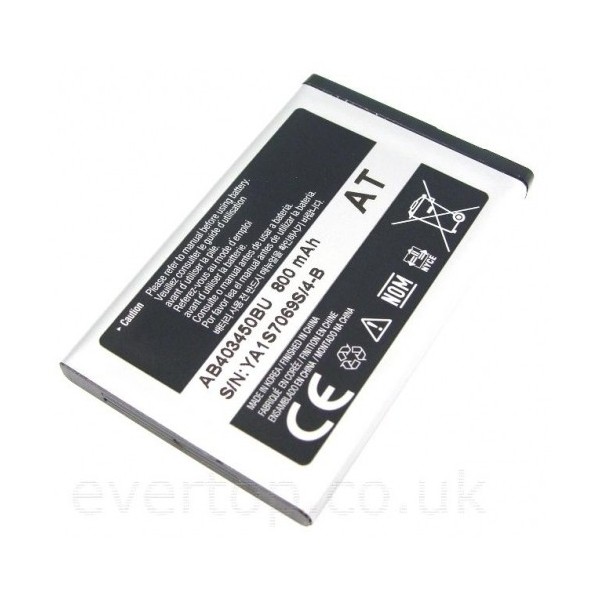 N270 Bateria Original Samsung GT-E2550 E590 E790 S720i..800 mAh AB403450BU / BA 
